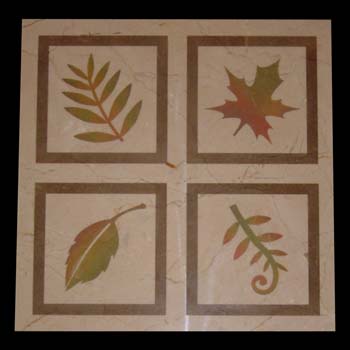 leaf squares-marble